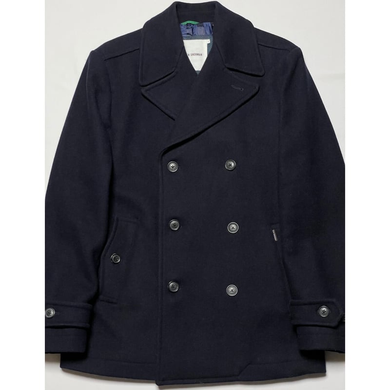 BEN SHERMAN ウール混Pコート ネイビー Sサイズ | Ultimate Star