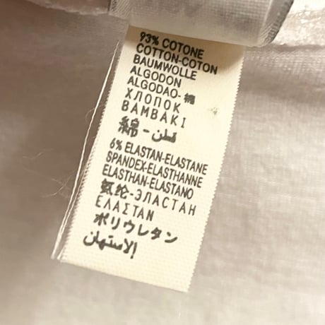 MADE IN ITALY製 John Galliano UNDERWEAR クルーネックTシャツ ホワイト Sサイズ