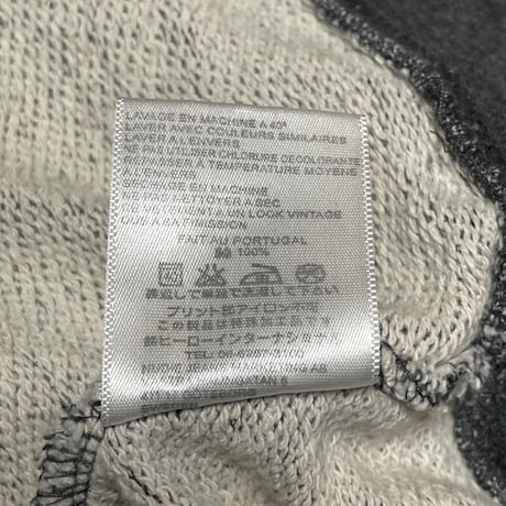 MADE IN PORTUGAL製 Nudie Jeans 長袖スウェットトレーナー 杢グレー XSサイズ
