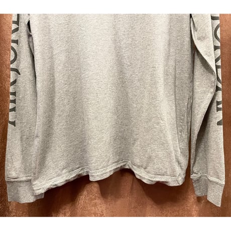 AIR JORDAN 長袖プリントTシャツ グレー Lサイズ
