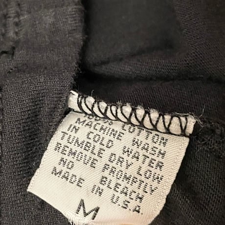MADE IN USA製 ROCKERS NYC プリントTシャツ ブラック Mサイズ