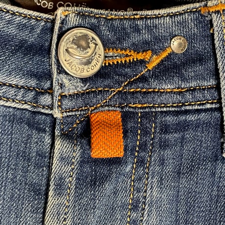 MADE IN ITALY製 JACOB COHEN J688 COMFORT ストレッチデニムパンツ ライトインディゴ W31サイズ