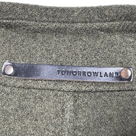 TOMORROWLAND カシミヤウールPコート カーキ Mサイズ