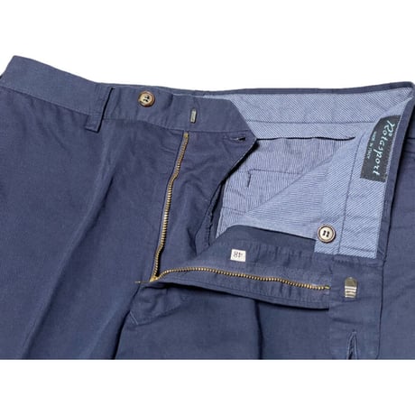 【ユナイテッドアローズ取り扱い】MADE IN ITALY製 Rotasport コットンリネンサマースラックス ネイビー 48サイズ