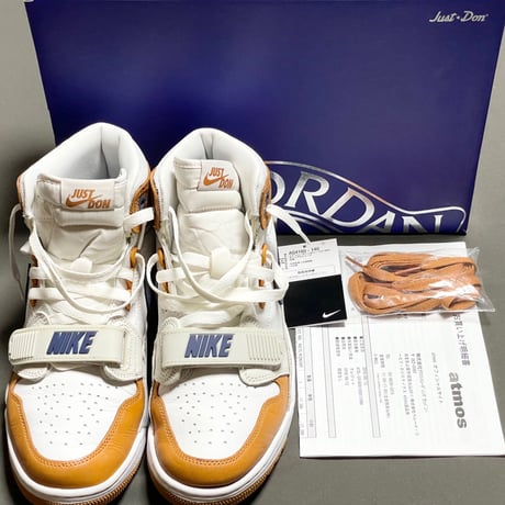 箱、黒タグ、納品書付き NIKE Jordan Legacy 312 Trainer 3 Medicine Ball スニーカー ブラウン×ネイビー US7.5/25.5cm