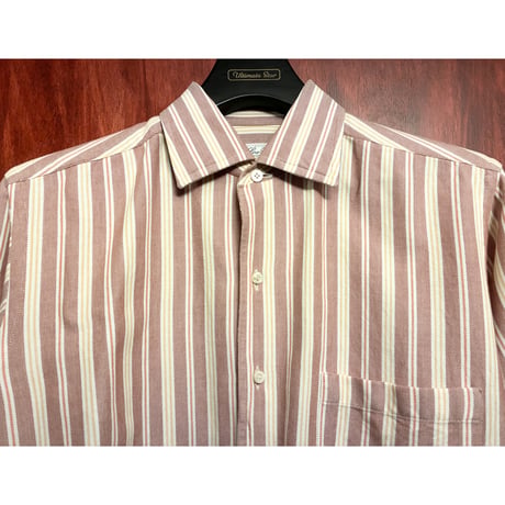 MADE IN ITALY製 Loro Piana ストライプ柄 長袖オックスフォードシャツ マルチカラー Sサイズ