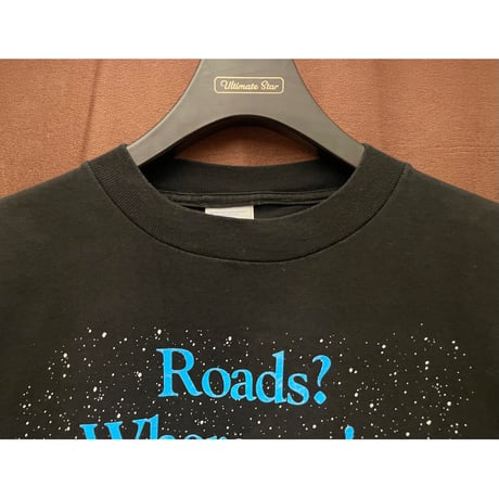 激レア 90s MADE IN USA製 UNIVERSAL STUDIOS × BACK TO THE FUTURE プリントTシャツ ブラック Sサイズ