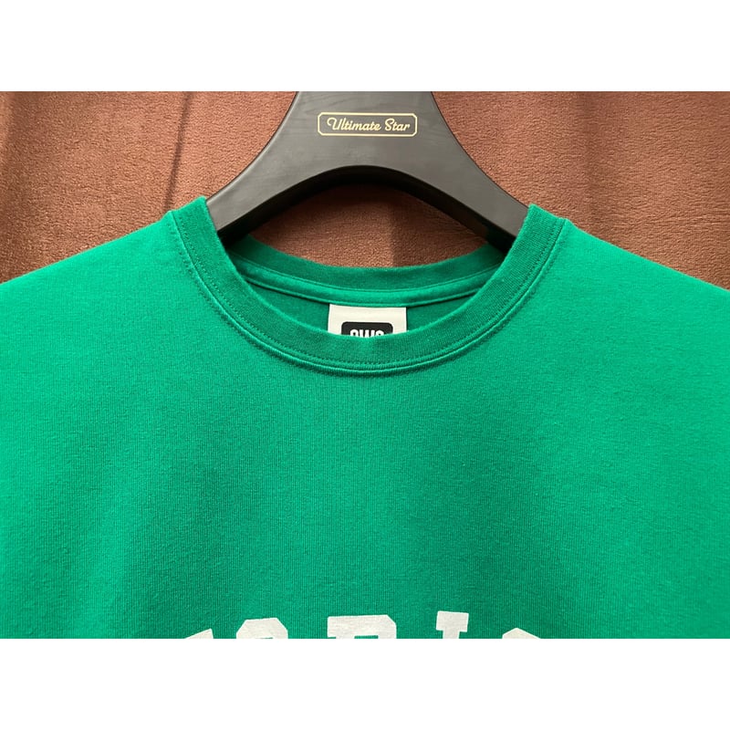 MADE IN JAPAN製 SWAGGER 「NOTORIOUS」プリントTシャツ グリーン MADE IN JAPAN製 SWAGGER 「NOTORIOUS」プリントTシャツ グリーン