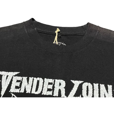 難あり ☆タグ付き新古品☆ TENDERLOIN バックプリント入り VENDER ZOIN 半袖Tシャツ ブラック Sサイズ