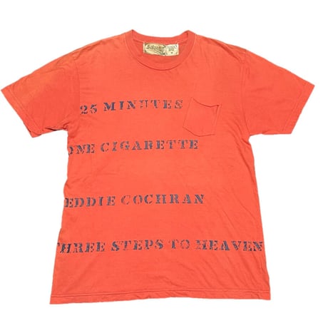 MADE IN USA製 Salvage プリントTシャツ オレンジ Mサイズ