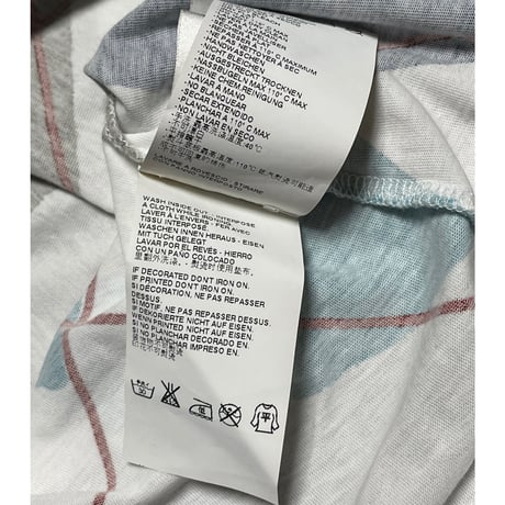 MADE IN PORTUGAL製 Vivienne Westwood MAN アーガイル柄半袖Tシャツ ホワイト Mサイズ