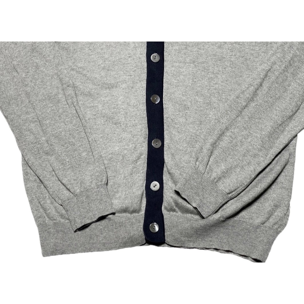 BROOKS BROTHERS 346 カシミヤ混コットンカーディガン グレー S BROOKS BROTHERS 346 カシミヤ混コットンカーディガン グレー S