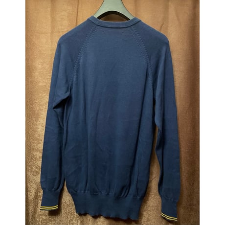 MADE IN JAPAN製 WTAPS クルーネックコットンセーター ネイビー Mサイズ