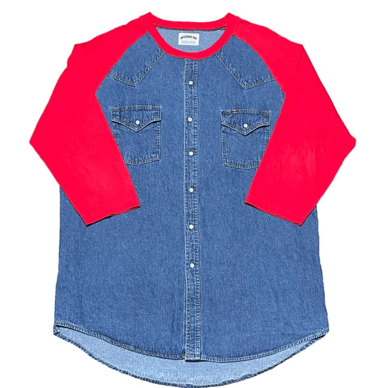 Awesome Boy × ichiryu made REMAKE DENIM RAGLAN 