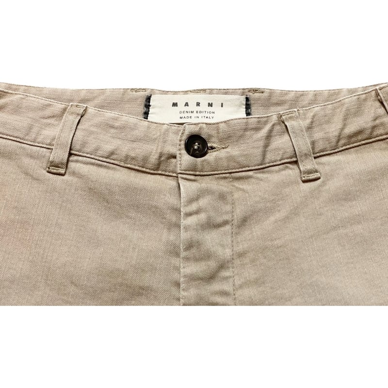 MADE IN ITALY製 MARNI DENIM EDITION カラーデニムハーフパンツ