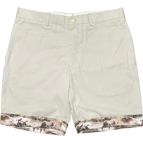 激レア MADE IN PORTUGAL製 PRESENT FOR Hardy Amies 限定コレクション ショート丈ハーフパンツ ベージュ W30サイズ