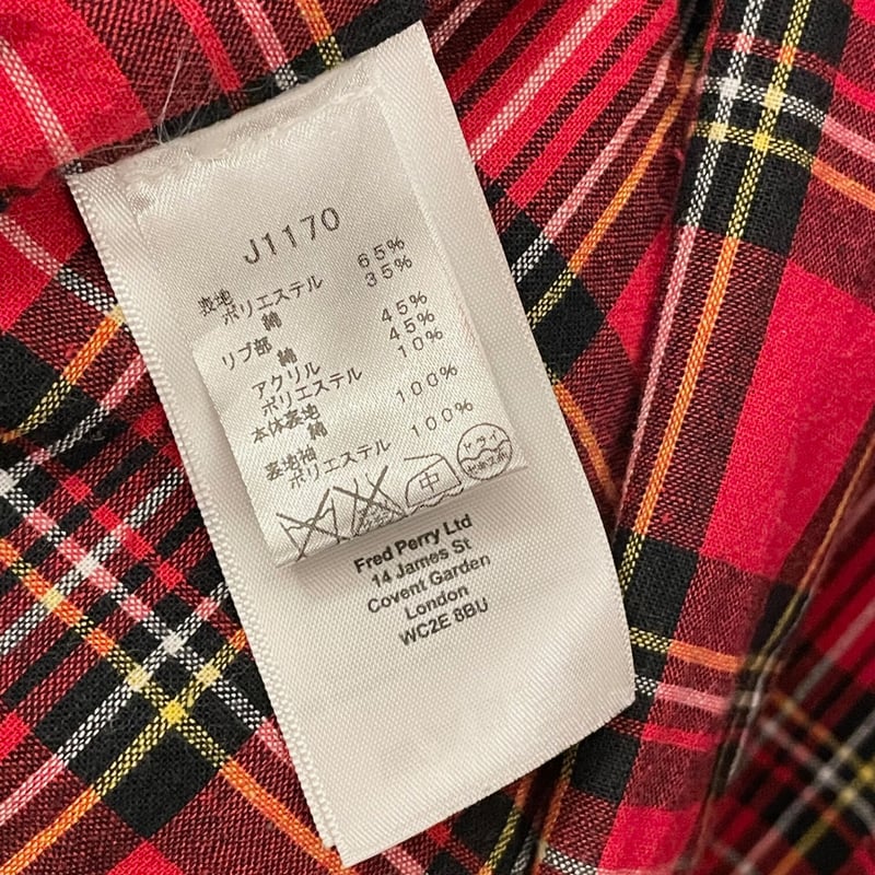 MADE IN ENGLAND製 FRED PERRY ハリントンジャケット ネイビー