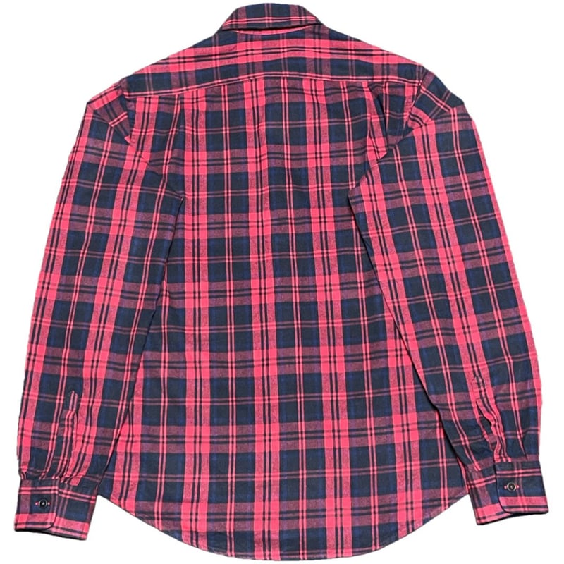 MADE IN JAPAN製 TOMORROWLAND 長袖チェック柄シャツ レッド XSサイ