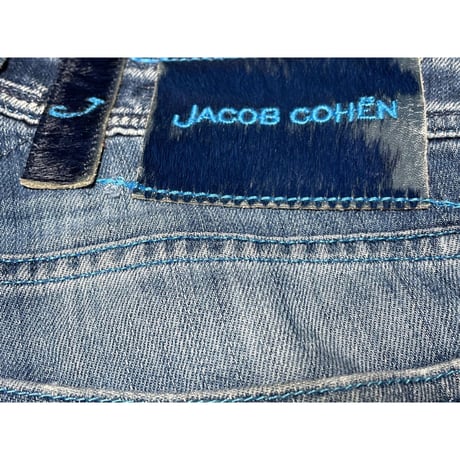 MADE IN ITALY製 JACOB COHEN SPECIAL EDITION J622モデル ストレッチデニムパンツ ライトインディゴ W30サイズ