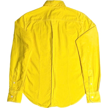 MADE IN USA製 BAND OF OUTSIDERS 長袖ボタンダウンオックスフォードシャツ イエロー Sサイズ