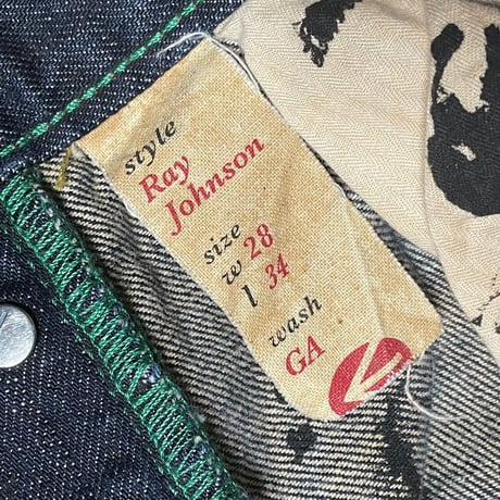 MADE IN ITALY製 Energie Ray Johnson Limited Edition デニムパンツ インディゴ W28-L34サイズ