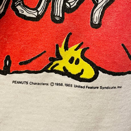 MADE IN USA製 PEANUTS SNOOPY × Knott's Berry Farm SCREEN STARS BESTボディ プリントTシャツ ホワイト XLサイズ