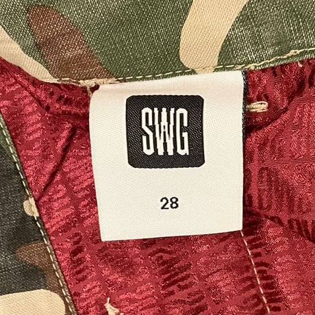 SWAGGER ミリタリーカーゴパンツ 迷彩 W28サイズ