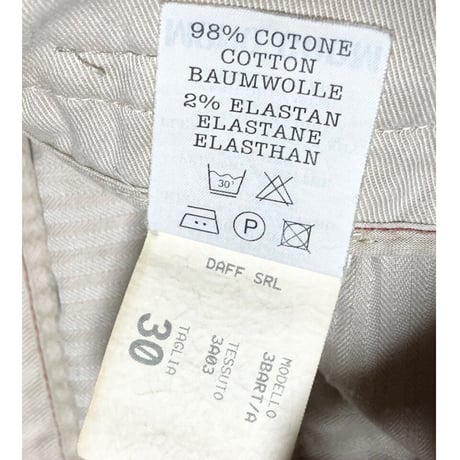 ▲訳あり商品▲ SOLIDO × MONOCROM Wネームチノパンツ ベージュ W30サイズ