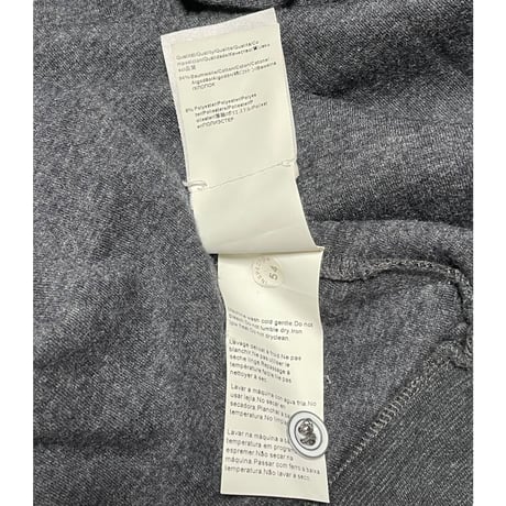 HUGO BOSS REGULAR FIT コットンカーディガン チャコールグレー Sサイズ