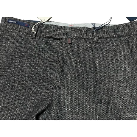 ☆タグ付き新古品☆ MADE IN ITALY製 BARONIO ウールスラックス チャコールグレー W33サイズ