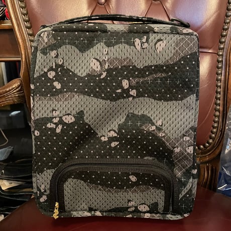 激レア MADE IN JAPAN製 SWAGGER × PORTER 2007年モデル オリジナルカモフラージュ柄キャップ収納ボックス型バッグ グレー