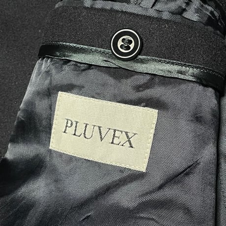 ▲訳あり商品▲ MADE IN ITALY製 PLUVEX ヴァージンウールPコート ネイビー 50サイズ