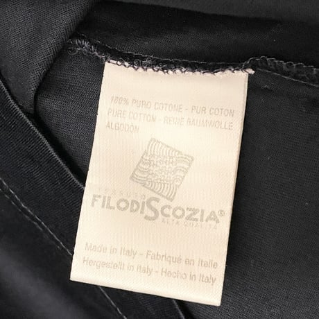 MADE IN ITALY製 BOGGI MILANO 半袖ニットポロシャツ ネイビー XXLサイズ