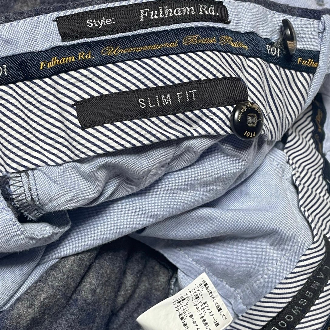 MADE IN ROMANIA製 PT01 Fulham Rd. SLIM FIT チェック柄