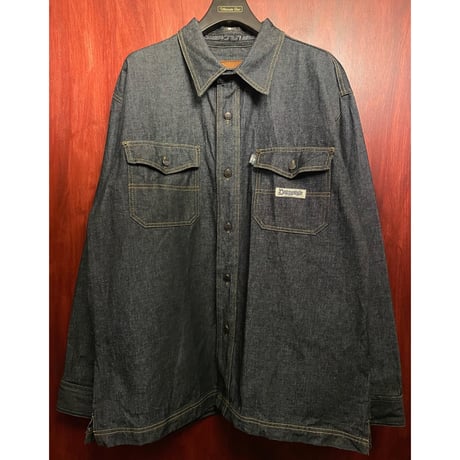 激レア SDC Snoop Dogg jeans バック刺繡入り デニムジャケット ブラック XLサイズ