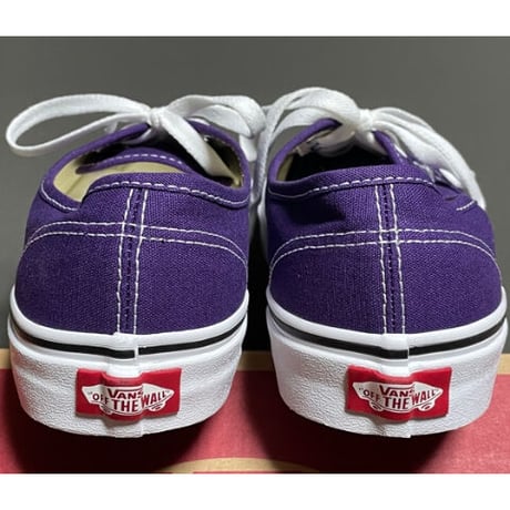 【ナノユニバース取り扱い】箱付き VANS AUTHENTIC スニーカー パープルインディゴ US8/26cm