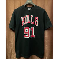 MADE IN JAPAN製 SWAGGER 「KILLS」 半袖プリントTシャツ ブラック Mサイズ