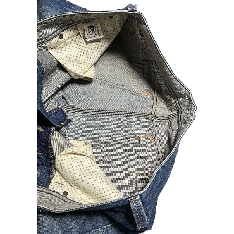 MADE IN ITALY製 DIESEL デニムハーフパンツ インディゴ W30 MADE IN ITALY製 DIESEL デニムハーフパンツ インディゴ W30