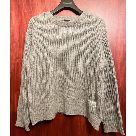 MADE IN JAPAN製 SWAGGER クルーネックニットセーター グレー Mサイズ