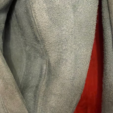 CARVEN MA-1型 裏ムートンラムスウェードレザージャケット ダークグリーン 46サイズ