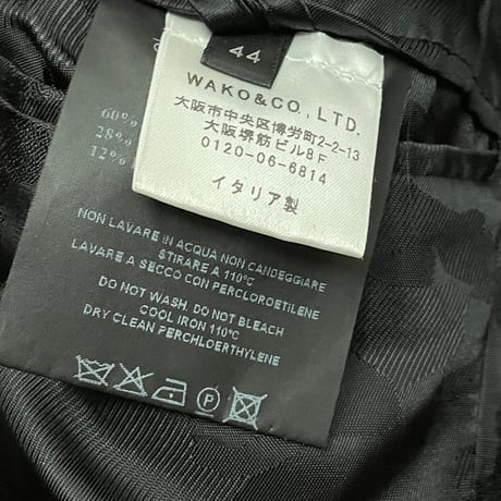 MADE IN ITALY製 MESSAGERIE モヘア混ウールチェスターコート キャメル 44サイズ