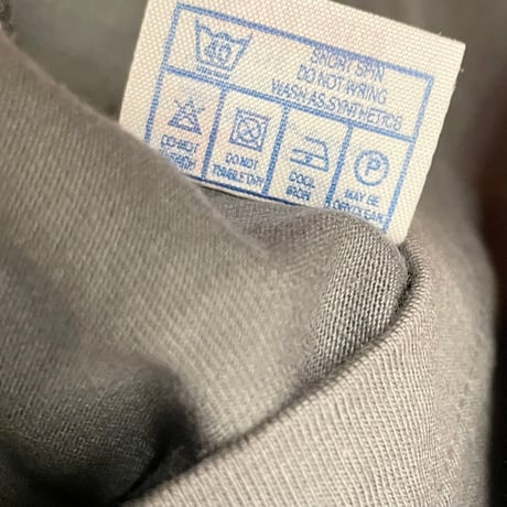 MADE IN UK製 ACCIDENTAL GENIUS ノースリーブTシャツ チャコールグレー Mサイズ