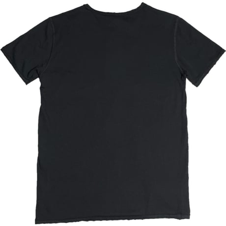 ☆タグ付き新古品☆ MADE IN ITALY製 WLG by Giorgio Brato レザーワッペン付きTシャツ ブラック Sサイズ