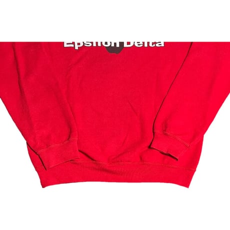 Epsilon Delta プリントトレーナー GILDANボディ レッド Sサイズ