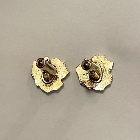 薔薇柄カフリンクス アンティークゴールド
