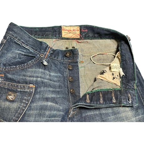 MADE IN ITALY製 Energie Ray Johnson Limited Edition デニムパンツ インディゴ W28-L34サイズ
