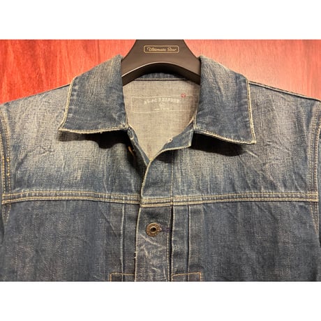 MADE IN USA製 AG ADRIANO GOLDSCHMIED AG-ed RESERVE 30's JACKET WORKER JACKET デニムジャケット インディゴ XXSサイズ