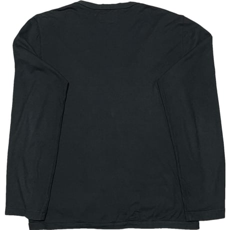 MADE IN BELGIUM製 pyjama clothing 長袖コットンカーディガン ブラック Sサイズ