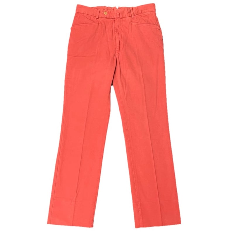 ETRO 25SS パンツ レッド系 Made In Italy MADE IN PORTUGAL製 INCOTEX カラーコットンスラックス レッド