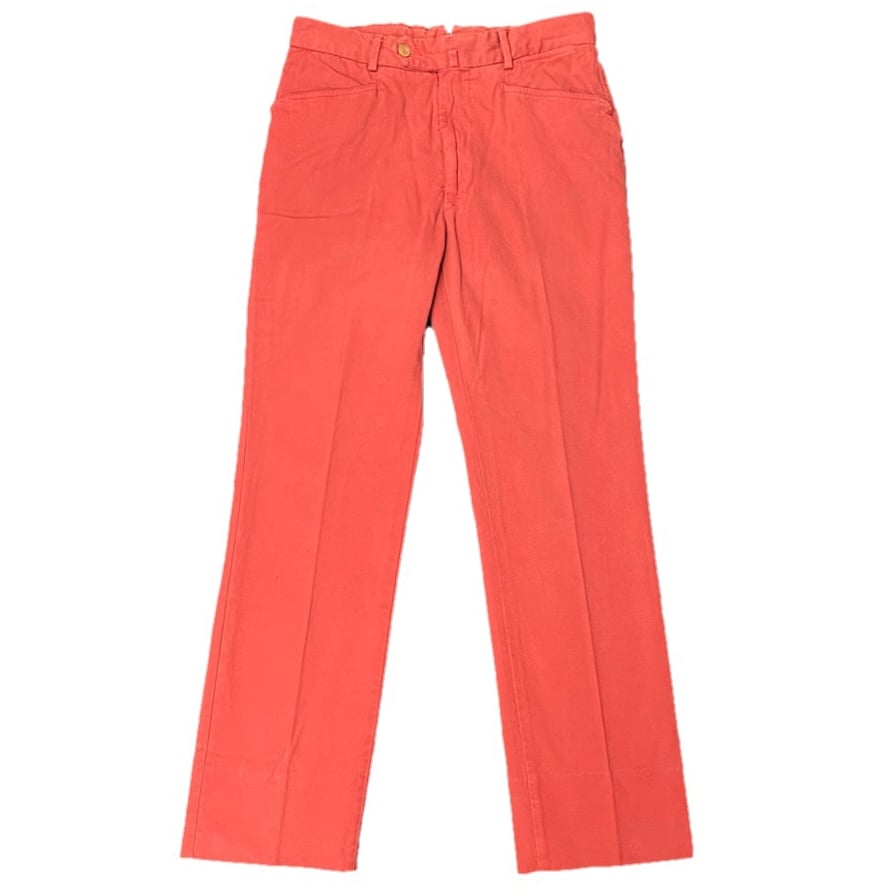 新品 INCOTEX \"made in portugal\" slacks MADE IN PORTUGAL製 INCOTEX カラーコットンスラックス レッド